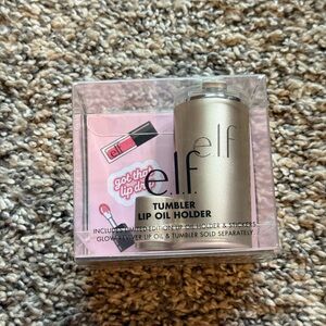 NEW Elf x Stanley Tumbler Lip Oil Holder. Color gold.